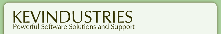 Kevindustries - Powerful Software Solutions and Support